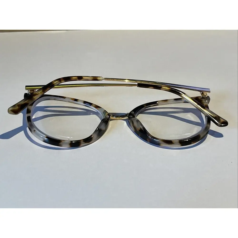 Firmoo Judy 20307 Eyeglasses Optical 52-20-145 Gray Brown Tortoise Frames Only
